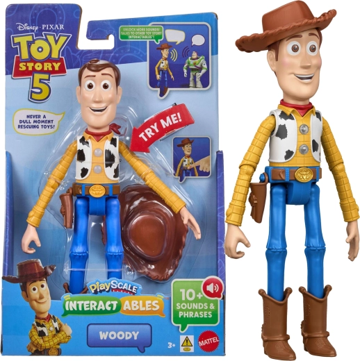 Mattel Disney Toy Story 5 interaktivna figurica Woody 23 cm (engleska verzija)