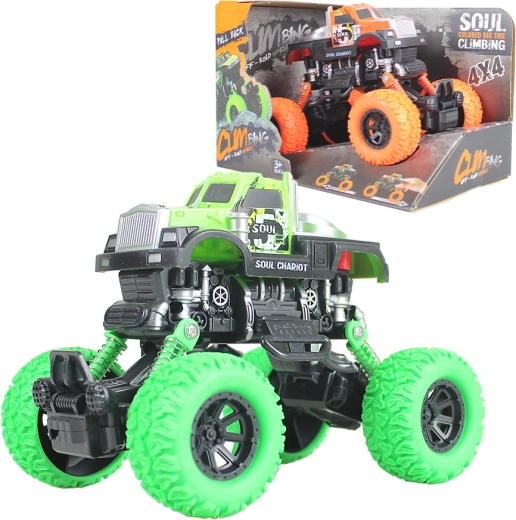 Terensko pull-back vozilo 1:36 s grafitnim dizajnom