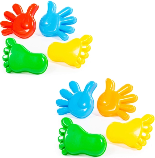 Children’s sand set POLESIE – shovel, rake, sieve and mold (4 pieces)