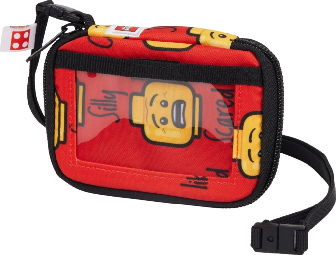 LEGO Minifigures red travel wallet today i feel