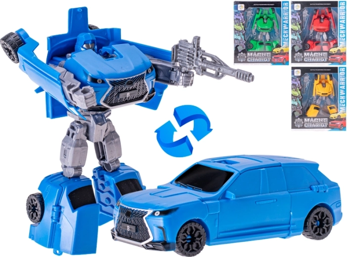 Transformirajući auto robot 14,5 cm s oružjem