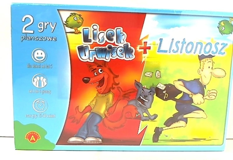 Mischievous Fox and The Postman – set of 2 racing board games