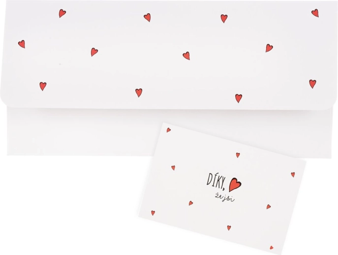 Papirnata omotnica „Hvala ti što si” 22 × 11 cm