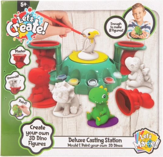 Set za izradu gipsanih figurica Dino DeLuxe
