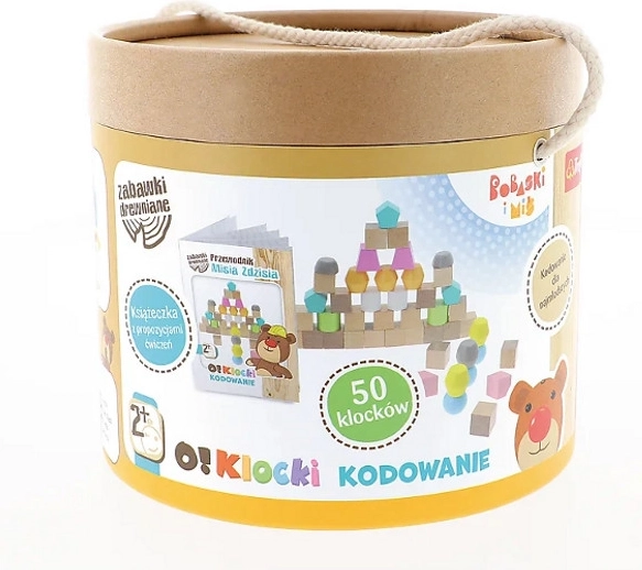 Drvene kocke za kodiranje Bobaski i Miś