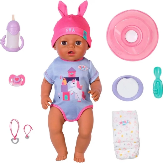 BABY born lutka Eva Click & Play 43 cm s čarobnom rukom i dodacima