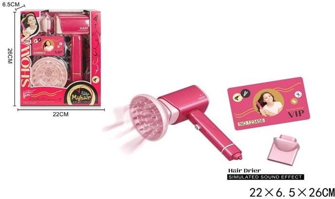 Hairdressing set with hair dryer - 1 piece