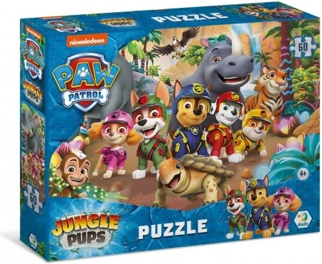 Puzzle PAW Patrol – džungla, 60 dijelova