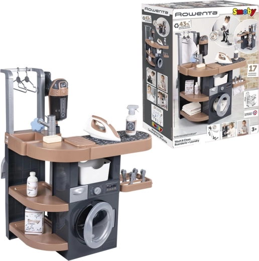 Smoby Rowenta Kids' Laundry Set with Accessories