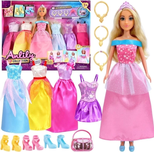 Woopie Royal set balskih haljina s lutkom i dodacima