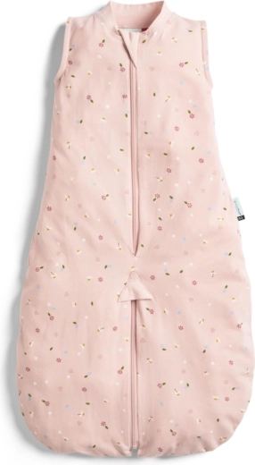 ErgoPouch 2-in-1 sleep sack and sleep suit made of organic cotton, suit daisies 0.2 tog (8–24 months)