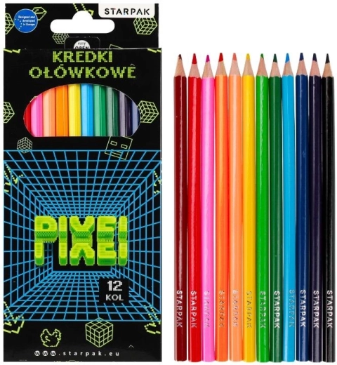 Pastelne bojice Game Pixel - 12 boja
