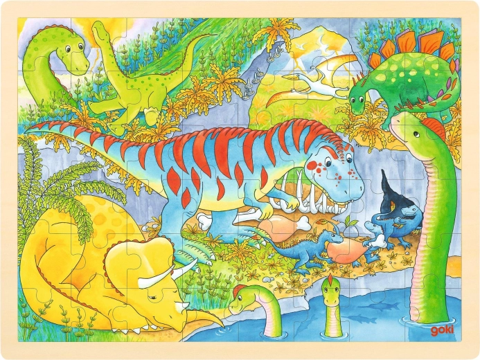 Wooden puzzle Dinosaurs - 1 piece