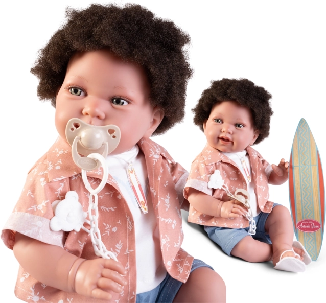 Lutka Antonio Juan Pipo s realističnom kosom