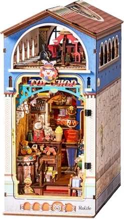RoboTime 3D DIY Book Nook Toy Store Full of Treasures