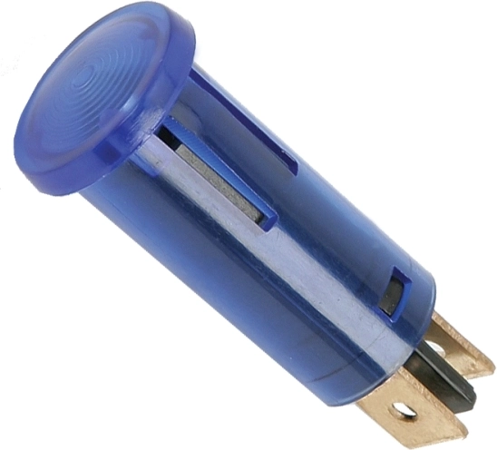 Blue indicator light 230 V
