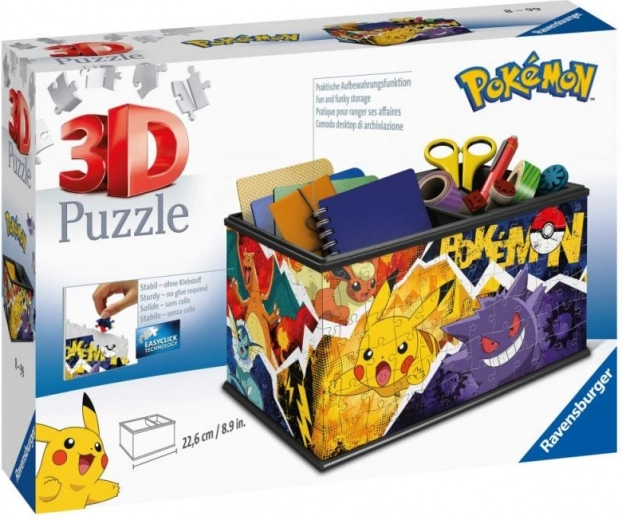 3D puzzle škrinjica za nakit POKÉMON 216 dijelova