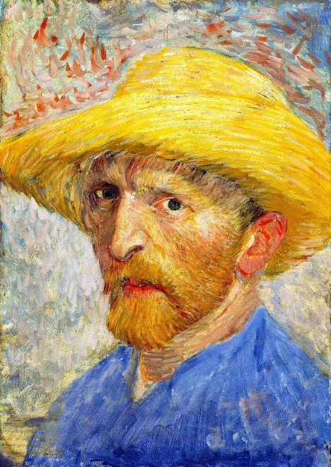 Puzzle Vincent van Gogh Autoportret sa slamnatim šeširom 1000 dijelova