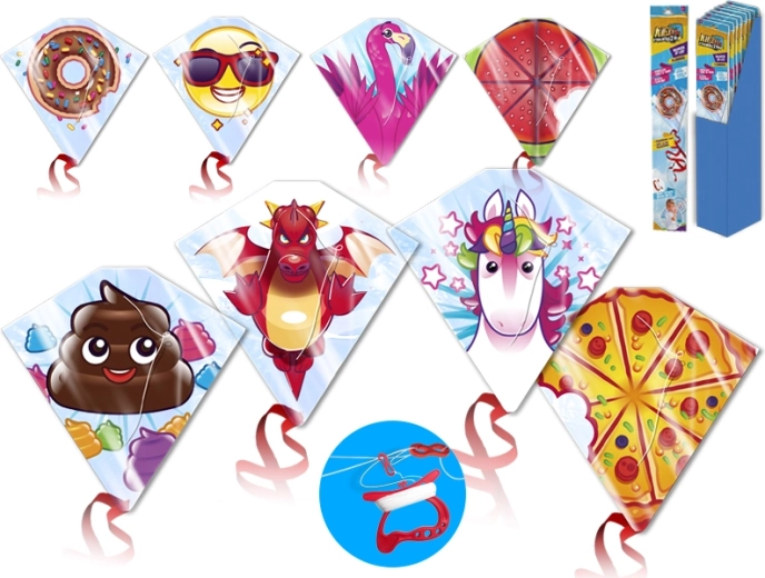 Leteći zmaj za djecu 59 × 55 cm s raznim motivima