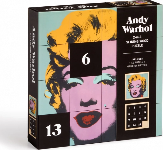 Klizne drvene slagalice Andy Warhol: Marilyn