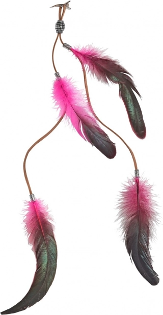 Ružičasti ukras za kosu