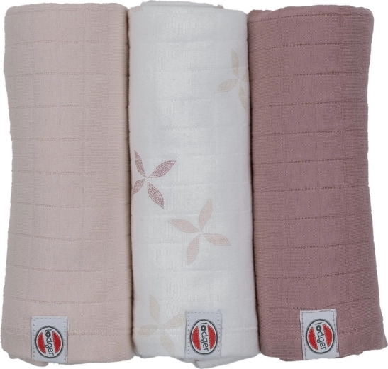 Lodger muslin diapers swaddler solid matcha 70 × 70 cm (3 pcs)