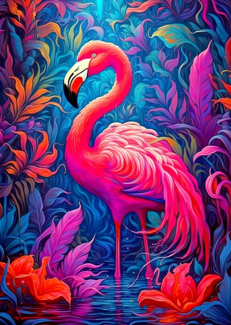 Uživajte u puzzlama Flamingosi 1000 dijelova