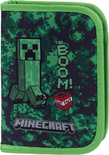 Single-compartment school pencil case BAAGL Minecraft Boom