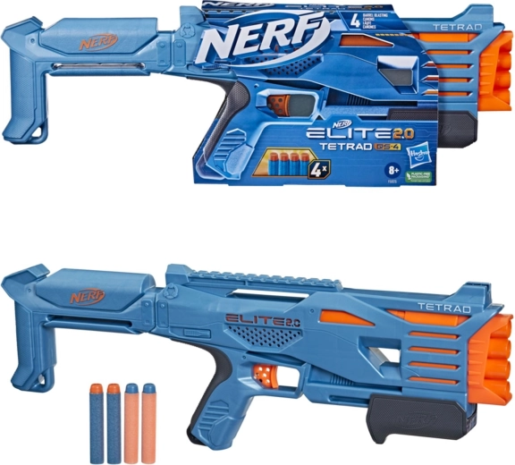 Nerf Elite 2.0 Tetrad QS-4 dart blaster