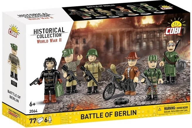 Stavebnica COBI Bitka za Berlin (77 dijelova, 6 figurica)