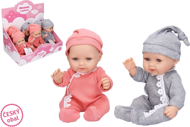 Baby Doll in Pajamas 26 cm - 1 piece