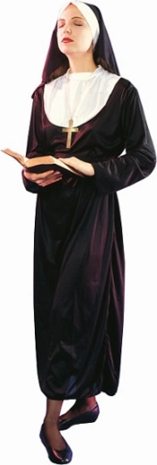 Classic nun costume for adults