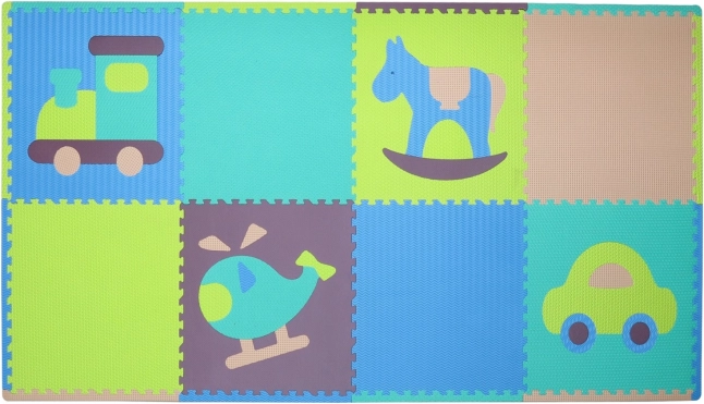 Pjenaste puzzle dječačke igračke s rubovima