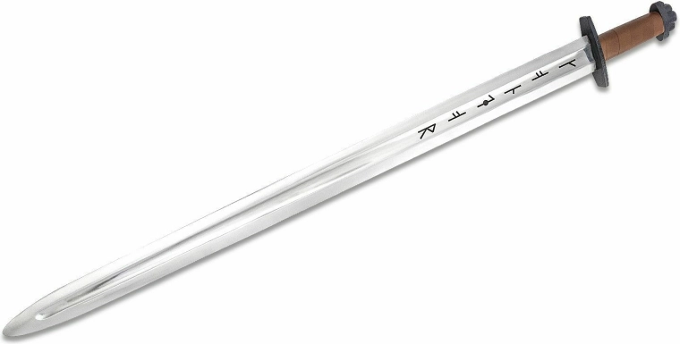 Decorative Sword Condor Viking Ironside 76.8 cm, wood and leather with scabbard