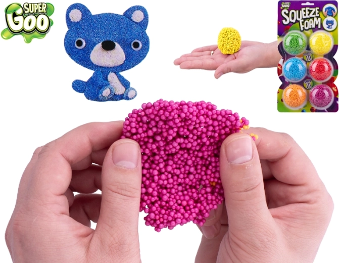 Super Goo pjenasta modelirajuća masa – set 6 boja