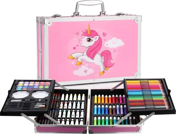 RENEW FORCE Pony art set in a suitcase with unicorn 145 pieces - 1 pc
