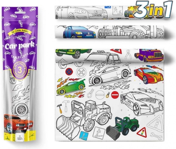 Pexi platno za crtanje za djecu - Auta