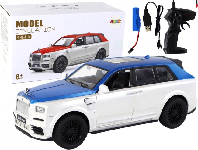 RC auto 1:20 bijelo-plavo s daljinskim upravljačem BVLIIMAN