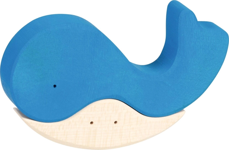 Drvene puzzle When the whale found a friend - 1 kom