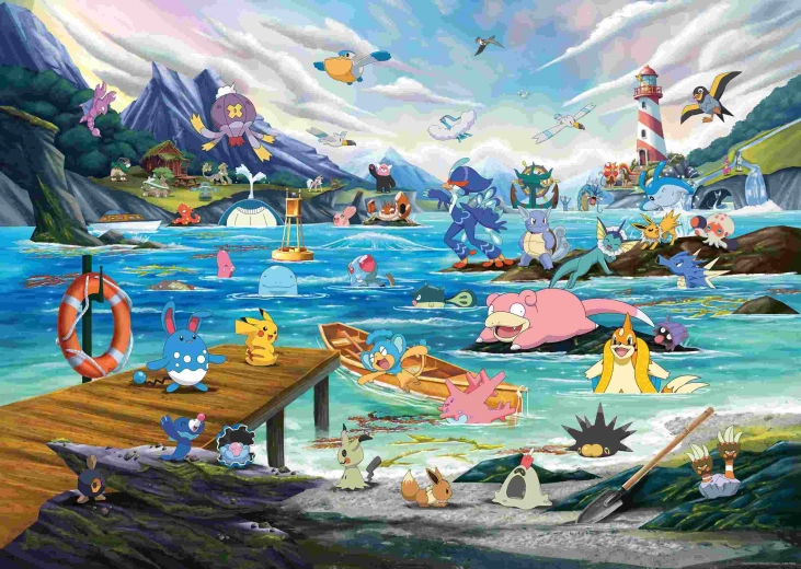 Ravensburger Pokémon Breakout 3 puzzle, 1000 pieces