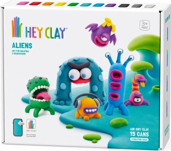 HEY CLAY modelirna masa Vanzemaljci