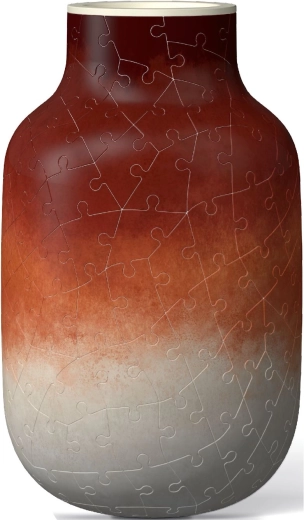 3D puzzle vaza u terakota tonovima