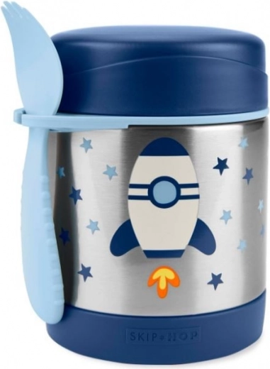 Skip Hop Spark Style termosica za hranu sa žlicom-vilicom raketa 325 ml