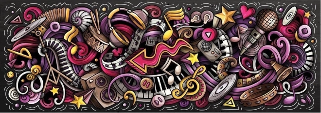 Panoramske puzzle Elementi ritma 1000 dijelova