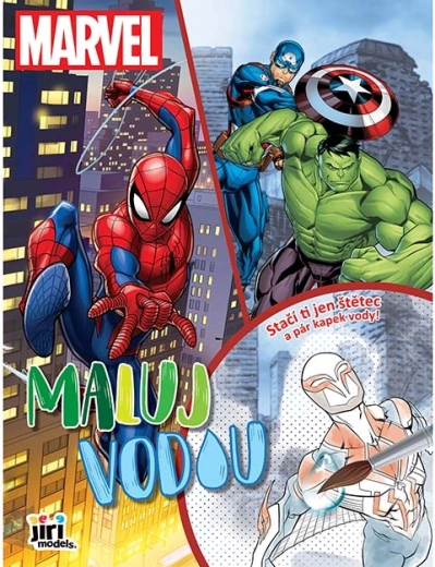 Marvel bojanje vodom A4