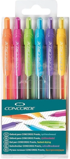 Gel olovka CONCORDE Presto – set 6 kom