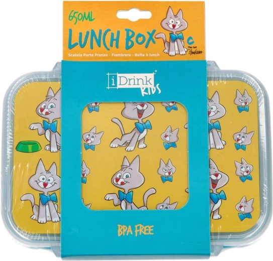 Kids' lunchbox Kitty with cutlery