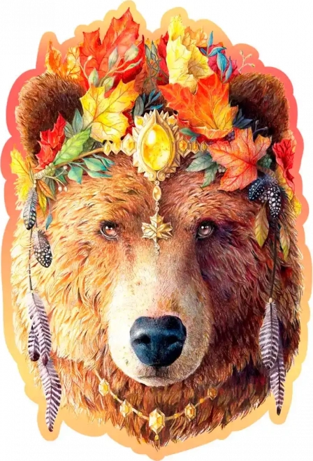 Drvene puzzle Elegantni Medvjed od Wooden City