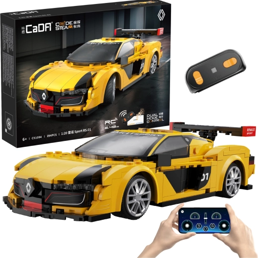 Stavebnica CaDA RC trkaći auto RENAULT SPORT RS.01 1:20, 294 dijelova, Dual Mode
