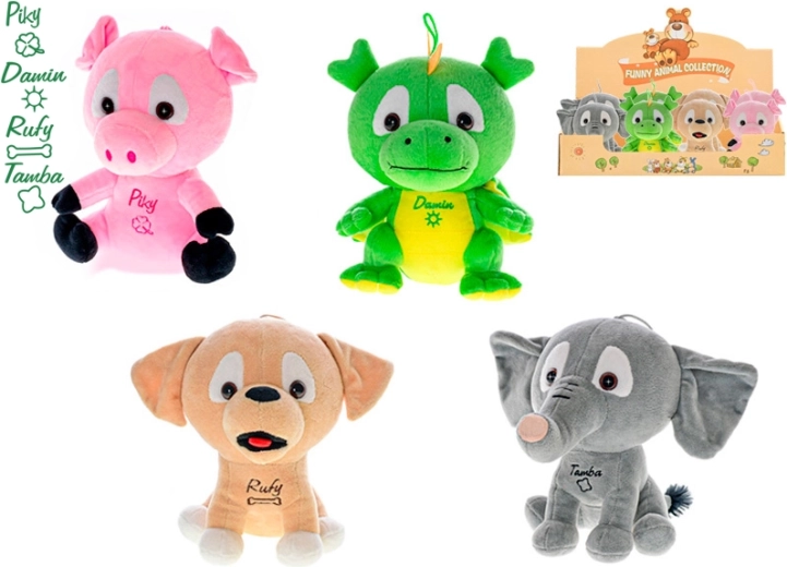 Set plišanih životinjica 15 cm – 8 kom